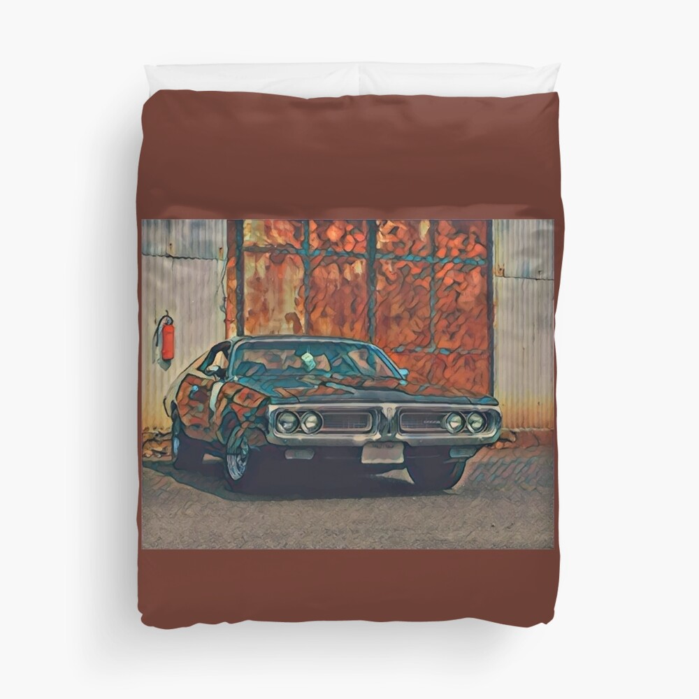 1971 Dodge Charger 383 Magnum Duvet Cover