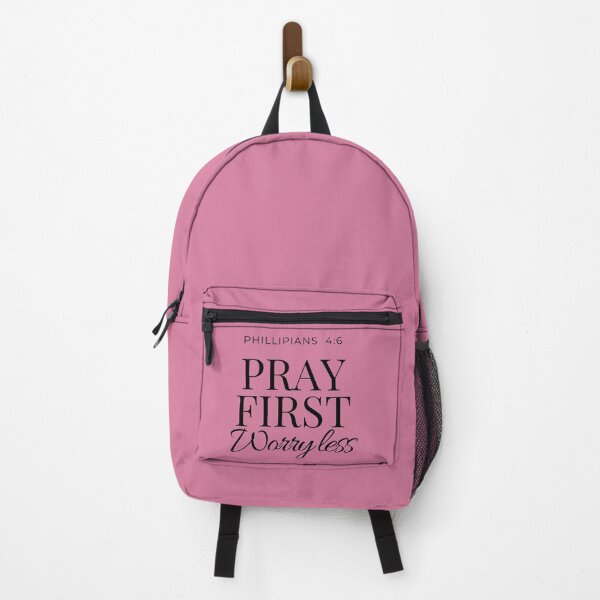 Item preview, Pray First Worry Less | Christian Faith Gift | Philippians 4:6 Inspired Design designed and sold by kindred Inks.