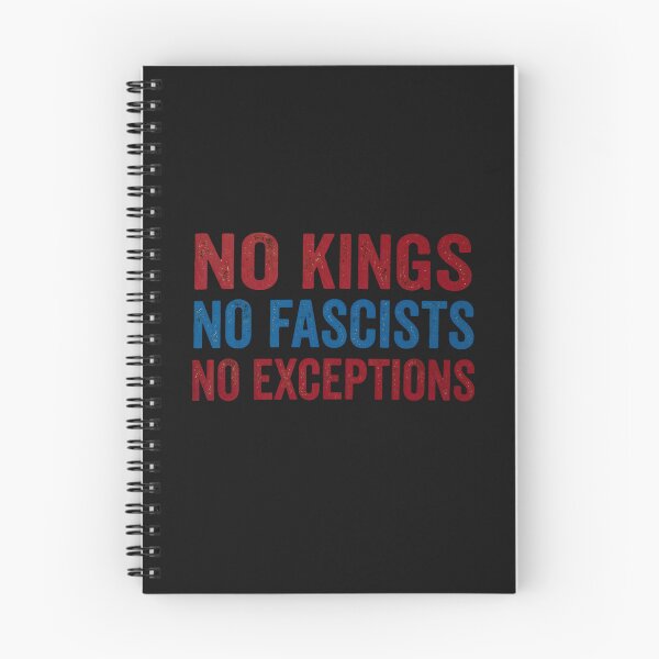 Item preview, No Kings No Fascists No Exceptions– Anti-Authoritarian T-shirt designed and sold by ViviWyco.