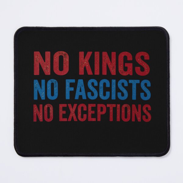 Item preview, No Kings No Fascists No Exceptions– Anti-Authoritarian T-shirt designed and sold by ViviWyco.