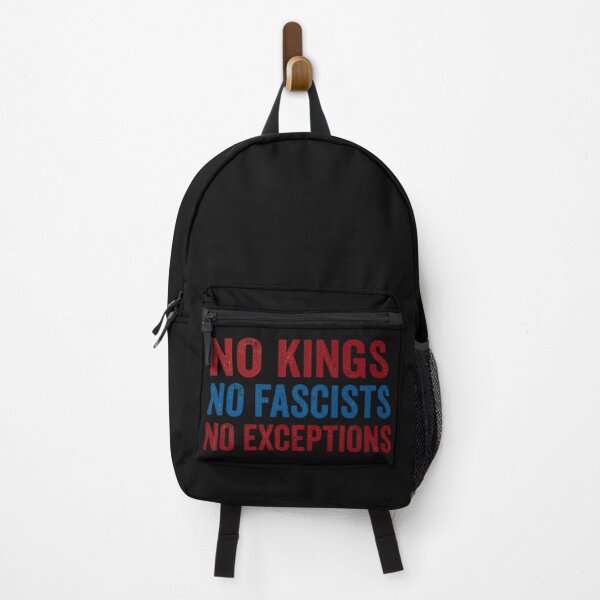Item preview, No Kings No Fascists No Exceptions– Anti-Authoritarian T-shirt designed and sold by ViviWyco.