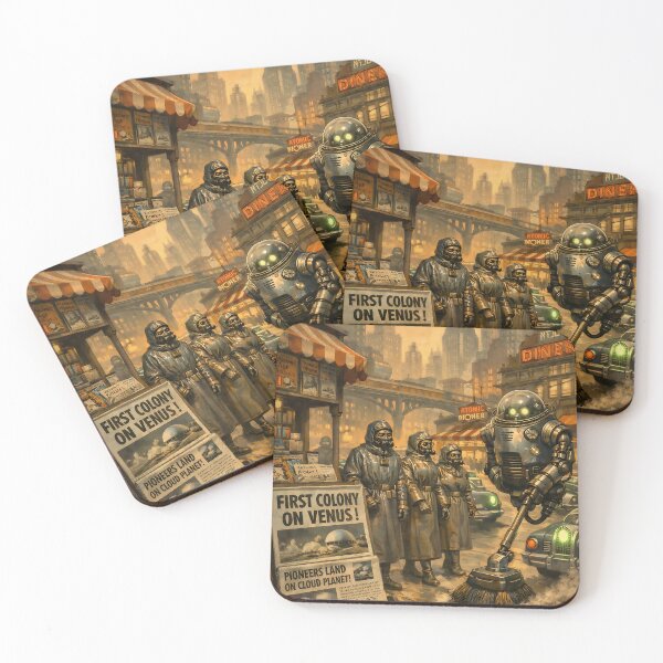 Item preview, The Atomic Streetscape - Atompunk designed and sold by bapupa.