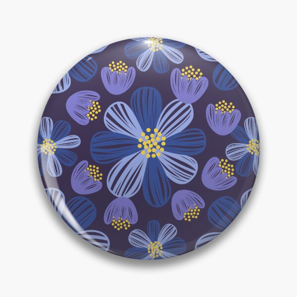 Item preview, 3633A - hepatica / violet blossoms pattern designed and sold by RouCouCou.