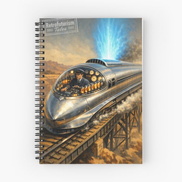 Item preview, The Fission-Powered Locomotive - Atompunk designed and sold by bapupa.