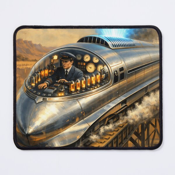 Item preview, The Fission-Powered Locomotive - Atompunk designed and sold by bapupa.