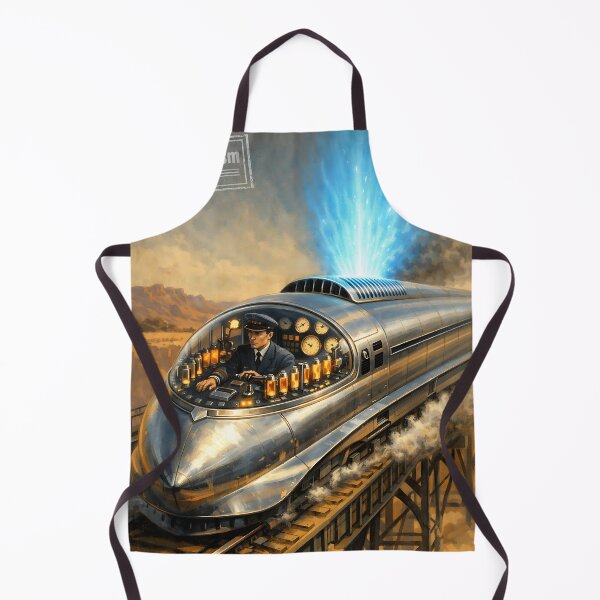 Item preview, The Fission-Powered Locomotive - Atompunk designed and sold by bapupa.
