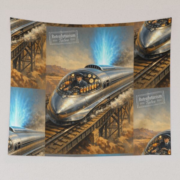 Item preview, The Fission-Powered Locomotive - Atompunk designed and sold by bapupa.
