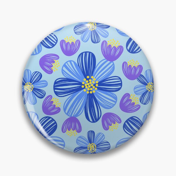 Item preview, 3633B - hepatica / violet blossoms pattern designed and sold by RouCouCou.