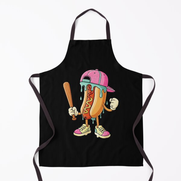 Item preview, Drippy Hot Dog Baseball Cartoon Funny Food Character designed and sold by miaa-artistshop.