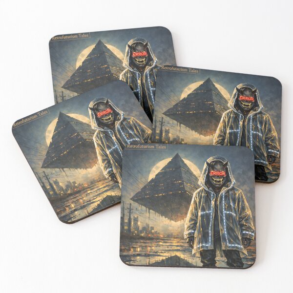 Item preview, Rain-Slicked Chrome - Cyber-Dystopian designed and sold by bapupa.