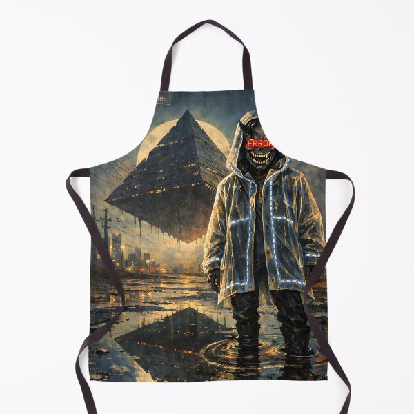 Item preview, Rain-Slicked Chrome - Cyber-Dystopian designed and sold by bapupa.