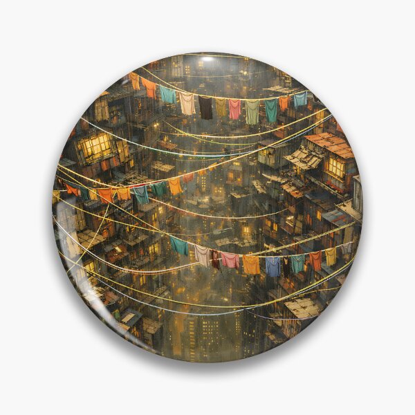 Item preview, The Circuit-Board Slums - Cyber-Dystopian designed and sold by bapupa.