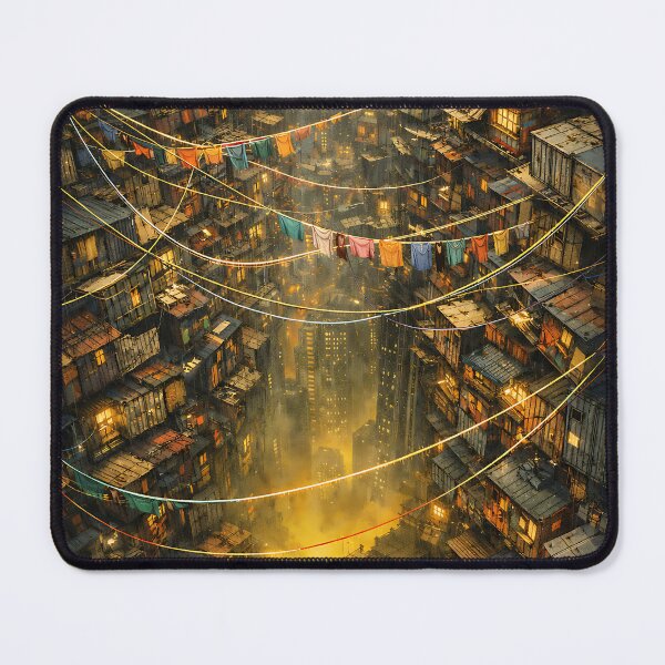 Item preview, The Circuit-Board Slums - Cyber-Dystopian designed and sold by bapupa.