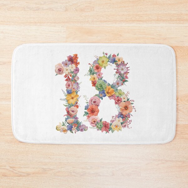 Item preview, 18th birthday flowers  watercolor designed and sold by uunaa.