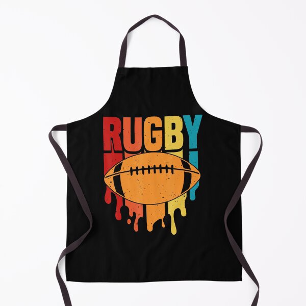 Item preview, Rugby Drip Colorful Ball Retro Style designed and sold by GabrieSketcham.