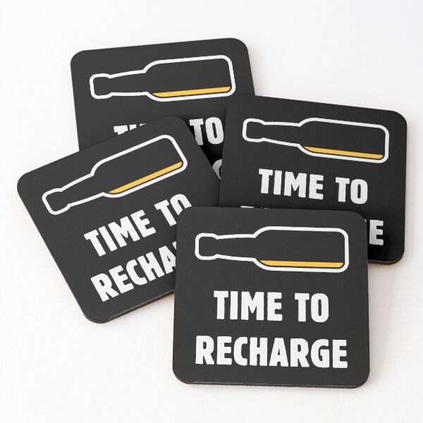 Item preview, Time To Recharge (Beer Drinker / Ale / Lager / Alcohol / NEG 2C) designed and sold by MrFaulbaum.