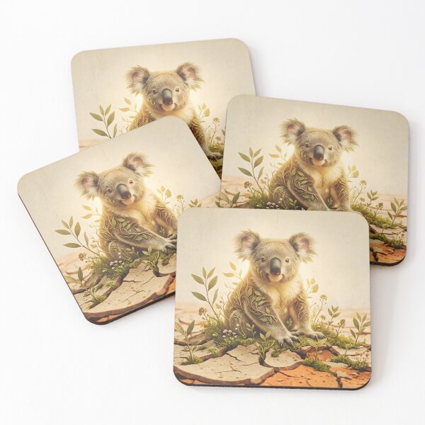 Item preview, Cute Koala Sitting on Dry Ground designed and sold by Koalangel.