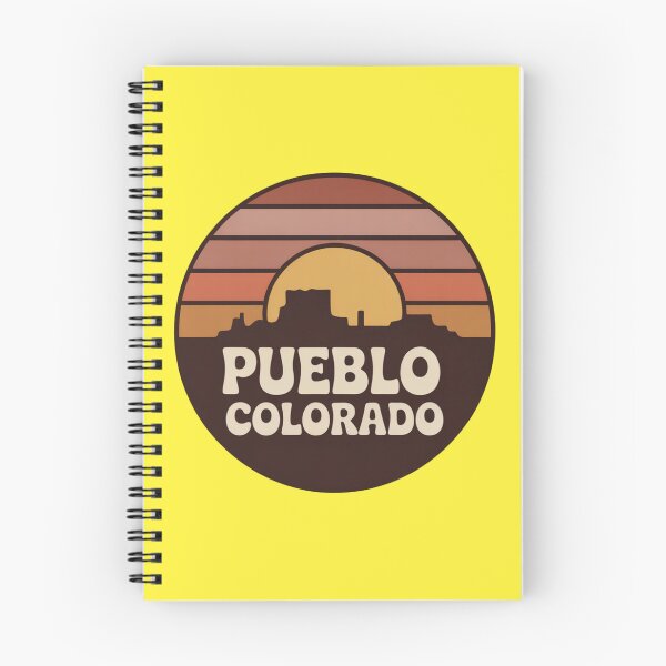 Item preview, Pueblo Colorado: Retro Orange Brown Desert Mesa Sunset Badge designed and sold by CircinusStore.