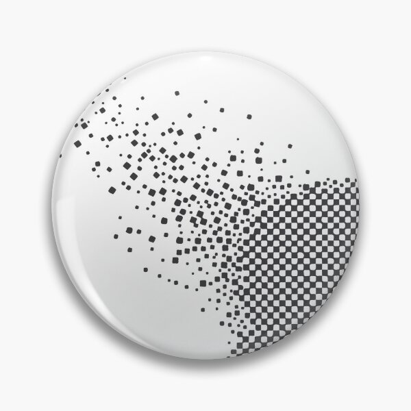 Item preview, Pixel Square Grid Disintegration Digital Blocks Breaking Apart Abstract Scatter Design designed and sold by Dejbar.