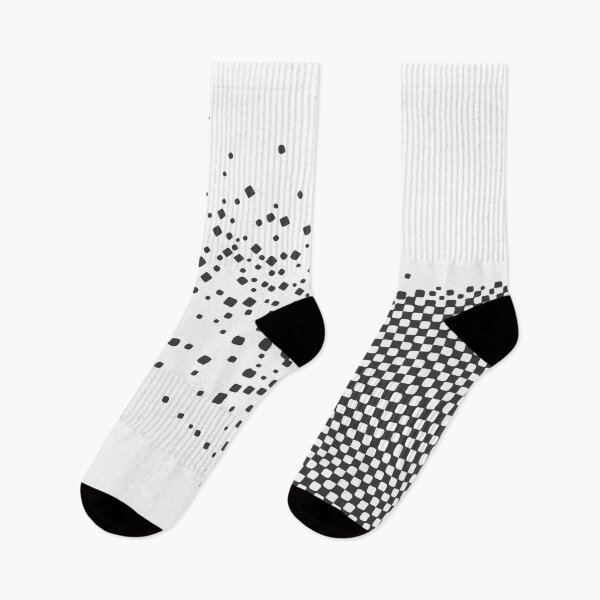 Item preview, Pixel Square Grid Disintegration Digital Blocks Breaking Apart Abstract Scatter Design designed and sold by Dejbar.