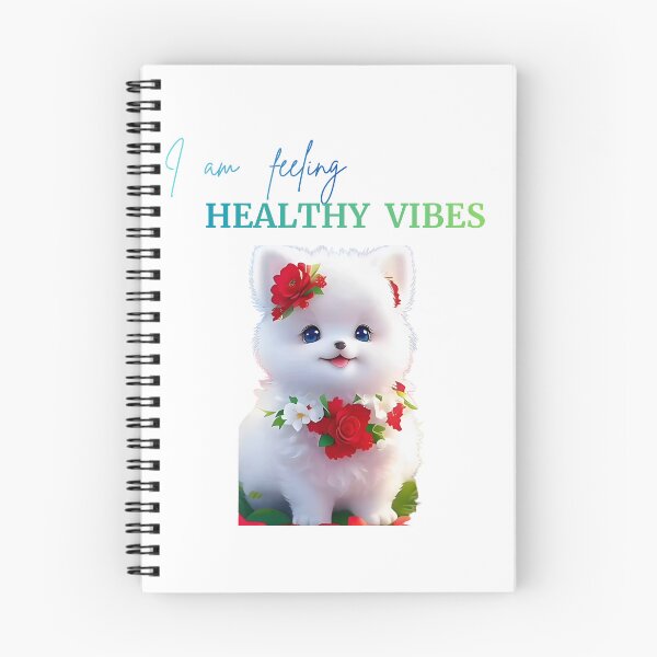 Item preview, I  AM  FEELING  HEALTHY  VIBES  QUOTED  CUTE  PRODUCTS  TO  ATTRACT  GOOD  HEALTH designed and sold by Brewgoodness.