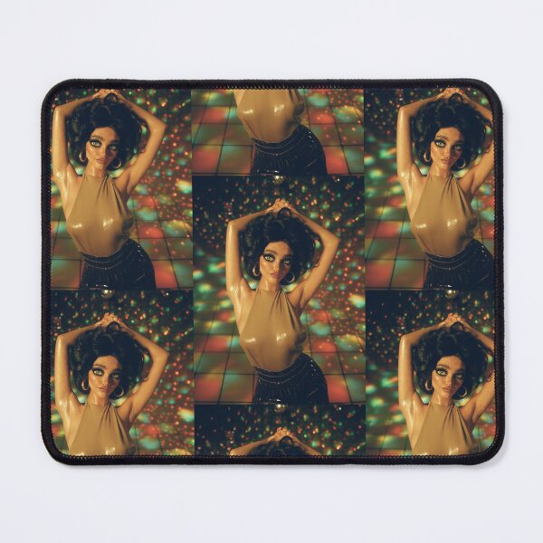 Item preview, Beautiful stylised portrait of a 60's Disco queen dancer girl pinup girl posing designed and sold by Vintage Designs +.