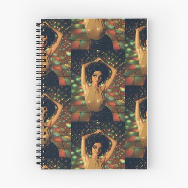Item preview, Beautiful stylised portrait of a 60's Disco queen dancer girl pinup girl posing designed and sold by Vintage Designs +.