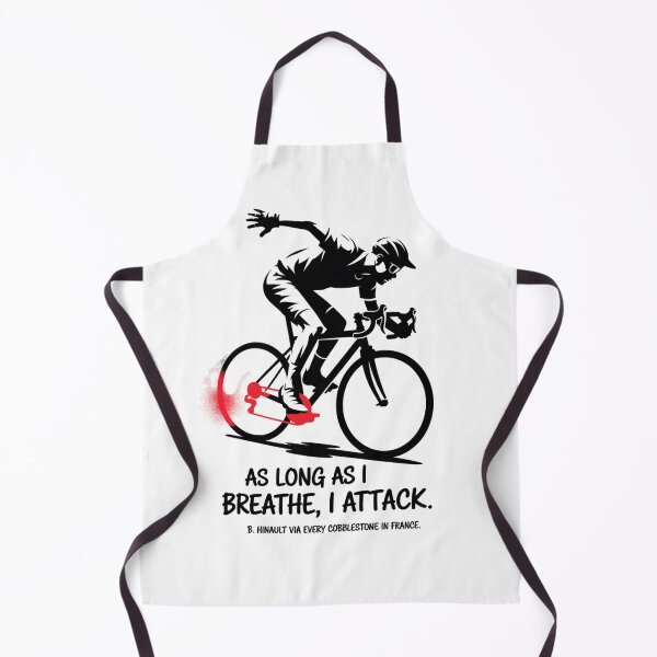 Aperçu de l'œuvre As Long as I Breathe I Attack Banksy Style Stencil Cycling T-Shirt Hinault Quote Street Art Cyclist Gift Bold Rebel Tee créée et vendue par InkTheoryStudio.