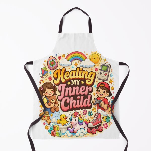Item preview, Healing My Inner Child Cute Retro Aesthetic Mental Health Self Care Design designed and sold by MetroInk Co .