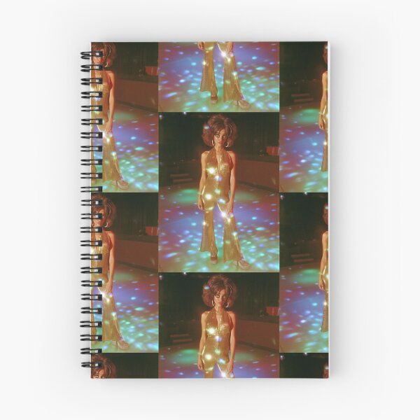 Item preview, Beautiful stylised portrait of a 70's Disco queen dancer girl pinup girl posing designed and sold by Vintage Designs +.