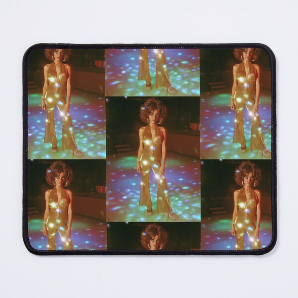 Item preview, Beautiful stylised portrait of a 70's Disco queen dancer girl pinup girl posing designed and sold by Vintage Designs +.