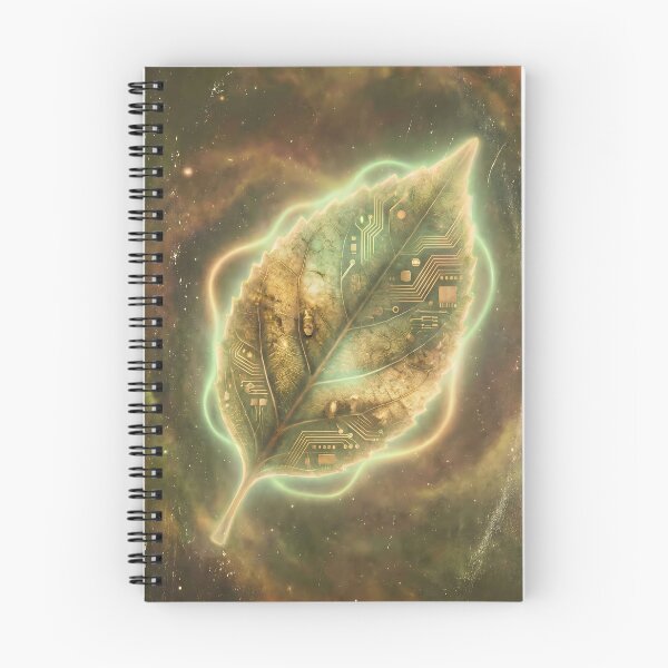 Item preview, Glowing Cosmic  Leaf Illustration designed and sold by Koalangel.