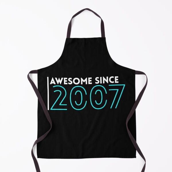 Item preview, Awesome Since 2007 birthday gift idea, born in 2007 original design, limited edition retro birthday gift designed and sold by AstronautMerch.