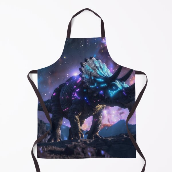 Item preview, Cosmic Triceratops Nebula Art designed and sold by QuantumDrift.