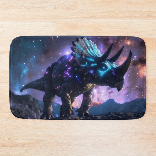 Item preview, Cosmic Triceratops Nebula Art designed and sold by QuantumDrift.