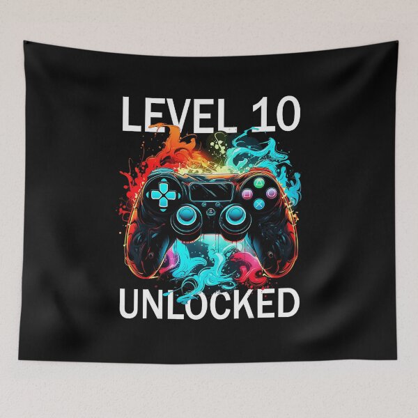 Item preview, Level 10 Unlocked Gamer Birthday Controller designed and sold by FGTV2021.