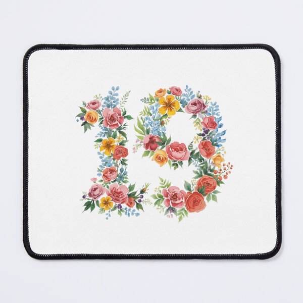 Item preview, 19th birthday flowers  watercolor. designed and sold by uunaa.