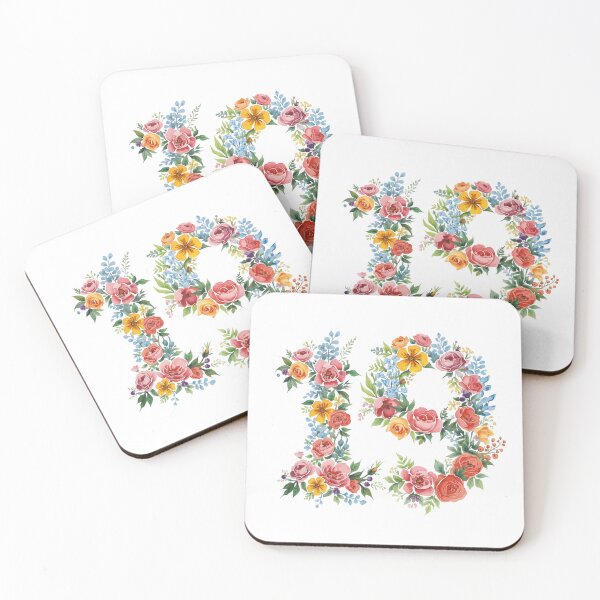 Item preview, 19th birthday flowers  watercolor. designed and sold by uunaa.