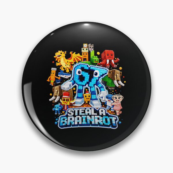 Item preview, Steal a Brainrot 67 Funny Pixel Meme Characters designed and sold by gladysenglish.