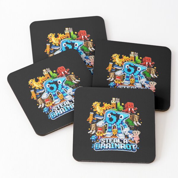 Item preview, Steal a Brainrot 67 Funny Pixel Meme Characters designed and sold by gladysenglish.