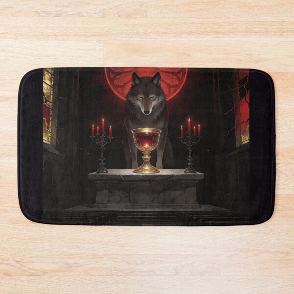 Item preview, Wolf Presides at Dark Sacred Communion Altar designed and sold by GeoWhimsy Studio.