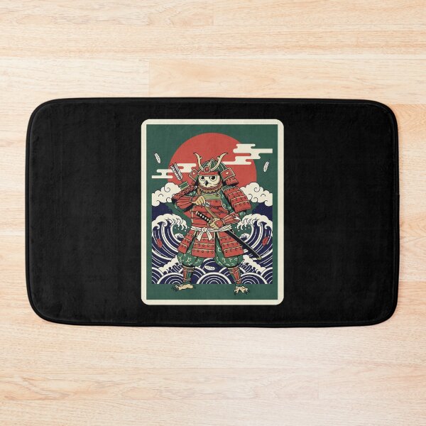 Item preview, Owl Samurai Warrior Japanese Style Wave  designed and sold by JordynLadukeg65.