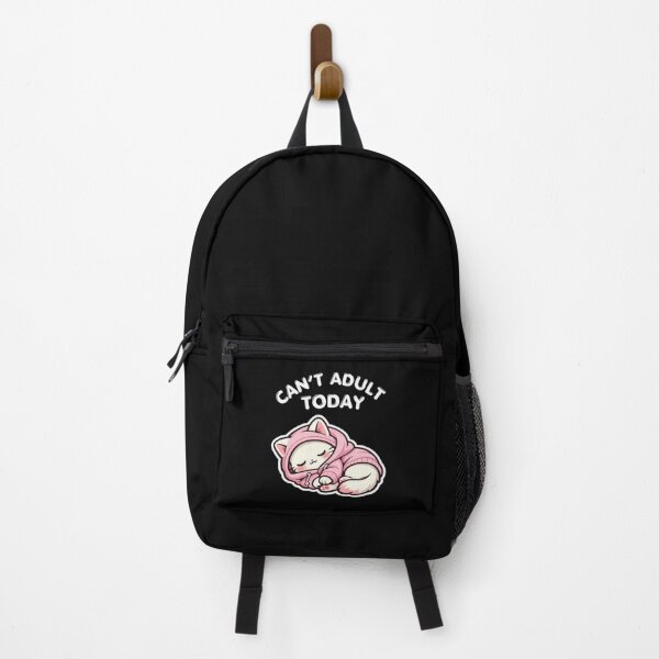 Item preview, Can’t Adult Today Lazy Kitty Aesthetic – Funny Introvert Mood, Antisocial Cozy Kitty Meme, Tired Hoodie Kitty Vibe designed and sold by Ladys-Gents.