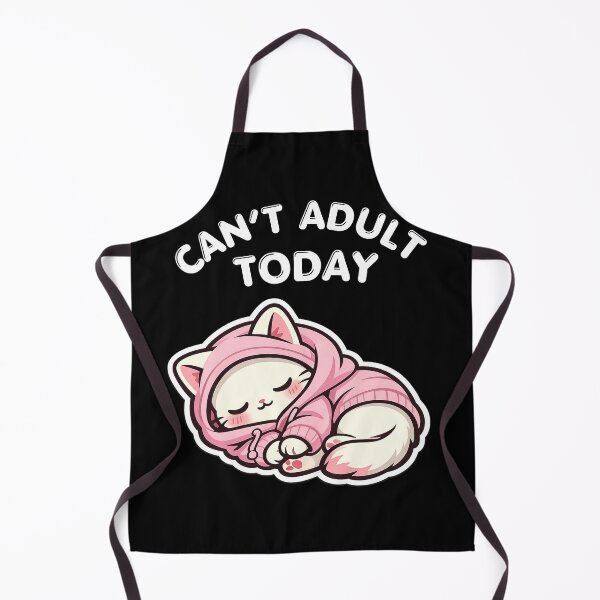 Item preview, Can’t Adult Today Lazy Kitty Aesthetic – Funny Introvert Mood, Antisocial Cozy Kitty Meme, Tired Hoodie Kitty Vibe designed and sold by Ladys-Gents.