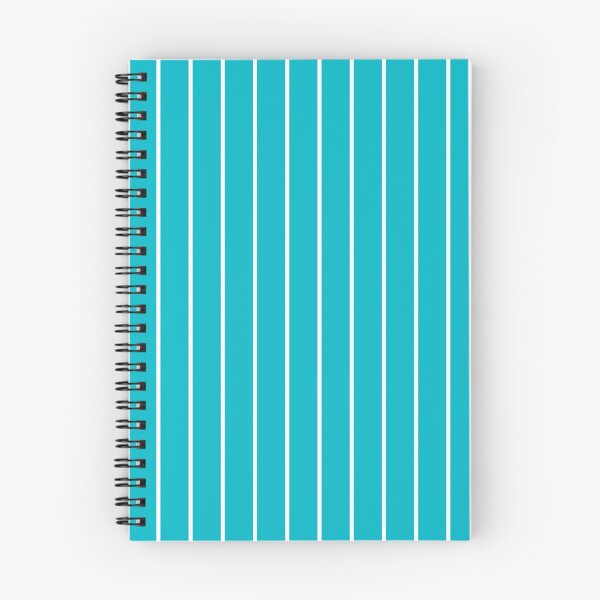 Item preview, Cyan And White Pinstripe Pattern designed and sold by pattern-archive.