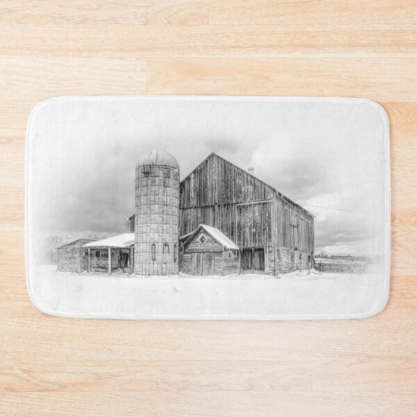 Item preview, Old barn on a winters day - Ferguson Falls, Canada designed and sold by James Cumming.