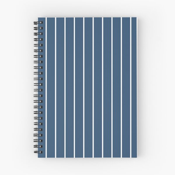 Item preview, Denim And White Pinstripe Pattern designed and sold by pattern-archive.