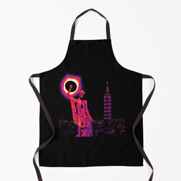Item preview, Digital Collage - Skeleton Under Neon Eclipse designed and sold by R-A Designs.