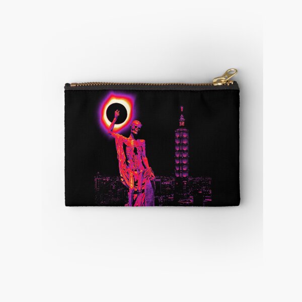 Item preview, Digital Collage - Skeleton Under Neon Eclipse designed and sold by R-A Designs.