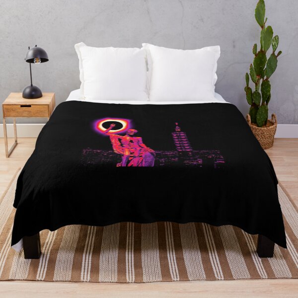 Item preview, Digital Collage - Skeleton Under Neon Eclipse designed and sold by R-A Designs.